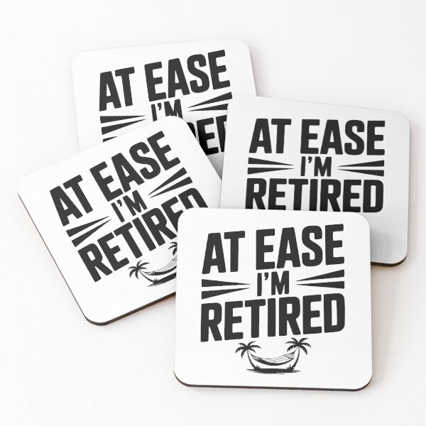 Item preview, At Ease I'm Retired designed and sold by Frank Ring.