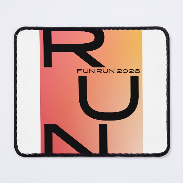 Item preview, Fun Run 2026 Retro Gradient Typography designed and sold by lalit0767.