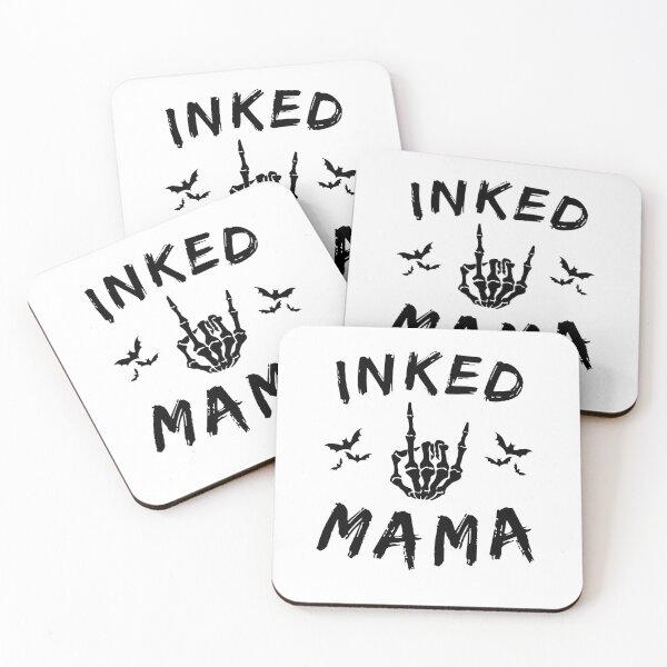 Item preview, Inked Mama Rock Hand Bats Spooky Tattoo Mom designed and sold by snowry.