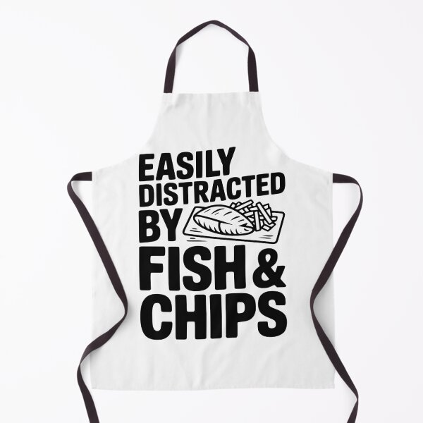 Item preview, Easily Distracted by Fish & Chips designed and sold by Frank Ring.