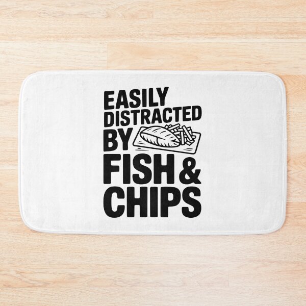 Item preview, Easily Distracted by Fish & Chips designed and sold by Frank Ring.
