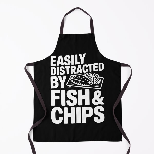 Item preview, Easily Distracted by Fish & Chips designed and sold by Frank Ring.