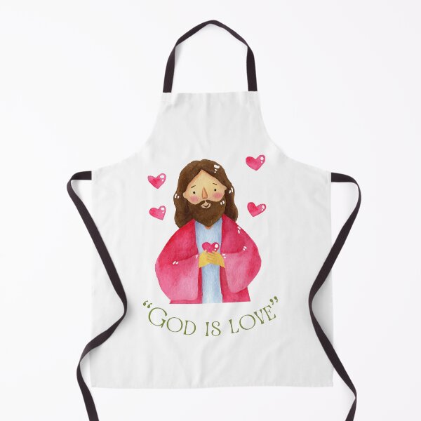 Item preview, Cute Jesus Illustration “God Is Love” designed and sold by Sberry8888.