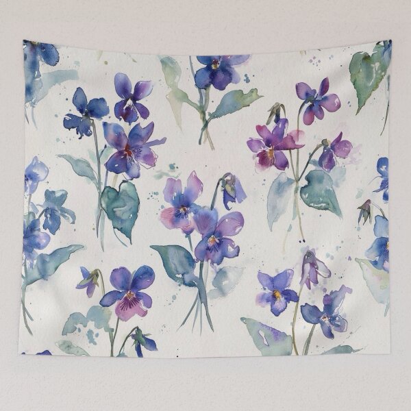Item preview, Sweet Spring Violets designed and sold by TinCatOutPost.