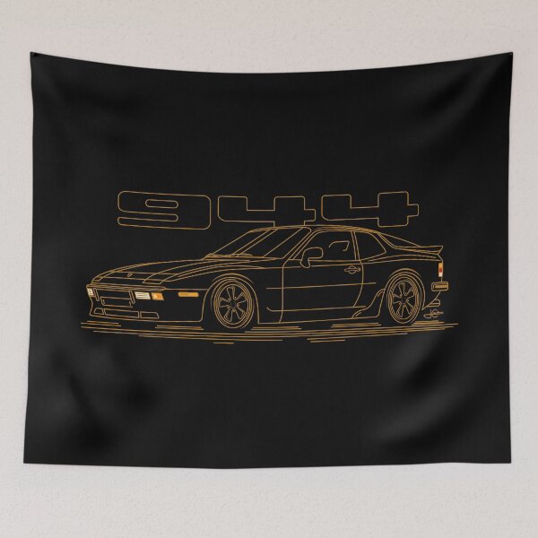 Item preview, 944 Turbo Gold Line illustration designed and sold by blackdogshop.