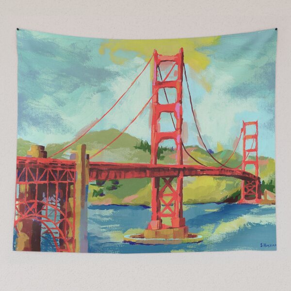 Item preview, Golden Gate Bridge California Painting designed and sold by Steve Haskamp.