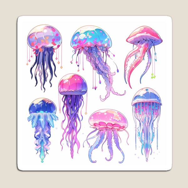 Item preview, Jellyfish Sticker designed and sold by Solace Sparkles.