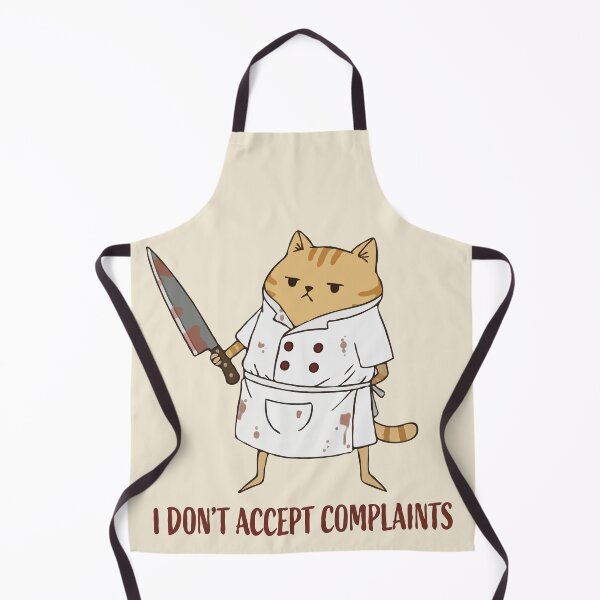 Item preview, Cat Chef Knife I Don't Accept Complaints  designed and sold by Gkinoki.