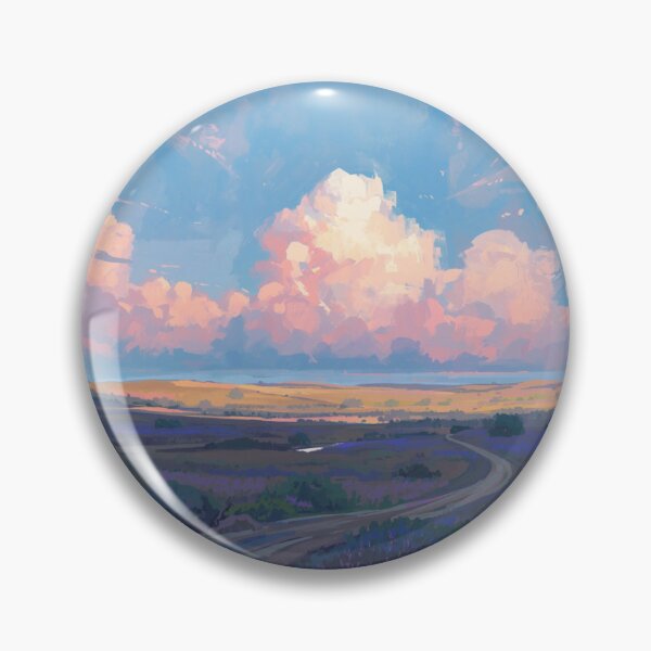 Item preview, Open Landscape with Dramatic Cloudy Sky designed and sold by TinyWarmThing.