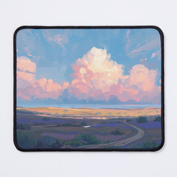 Item preview, Open Landscape with Dramatic Cloudy Sky designed and sold by TinyWarmThing.