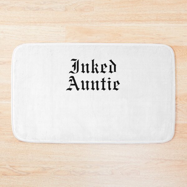 Item preview, Inked Auntie Tattooed Aunt Gothic Font Design designed and sold by snowry.