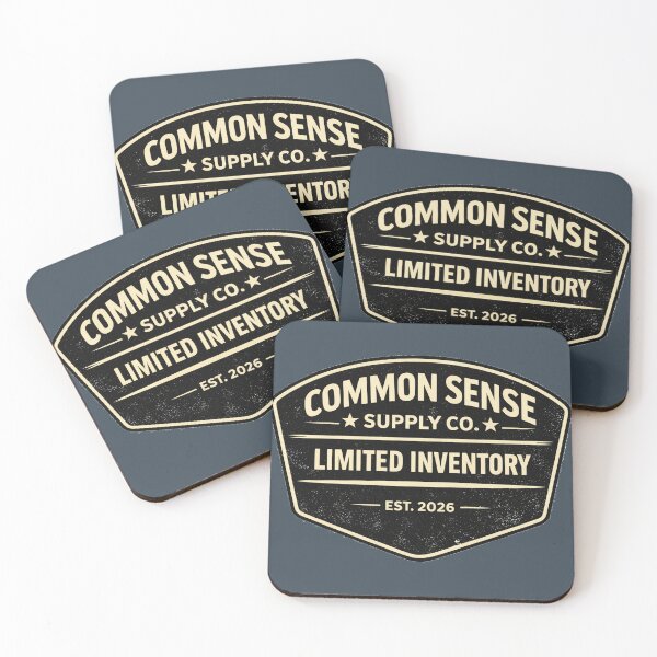 Item preview, Common Sense Supply Co Limited Inventory Shirt Vintage Badge Graphic Tee designed and sold by GhostDawgs.