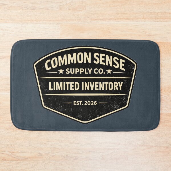Item preview, Common Sense Supply Co Limited Inventory Shirt Vintage Badge Graphic Tee designed and sold by GhostDawgs.