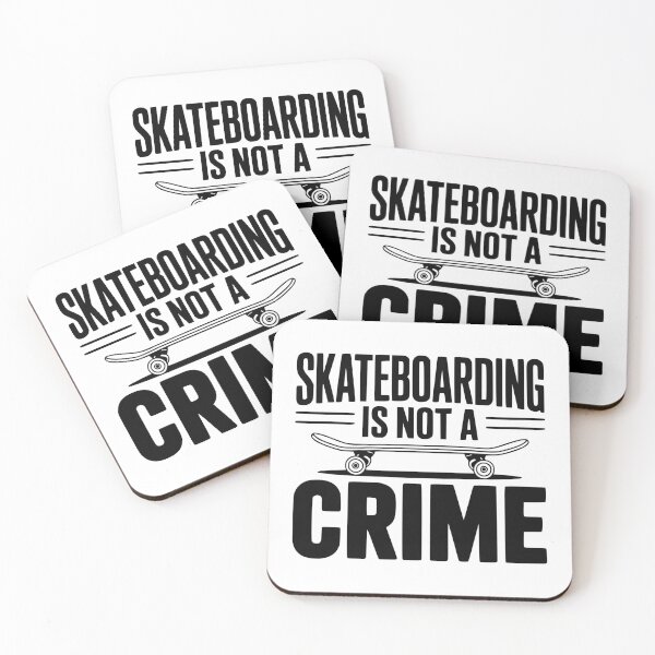 Item preview, Skateboarding is not a Crime designed and sold by Frank Ring.