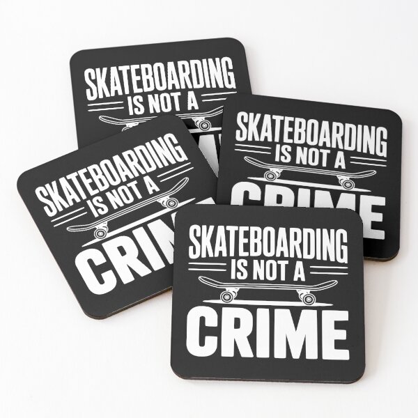Item preview, Skateboarding is not a Crime designed and sold by Frank Ring.