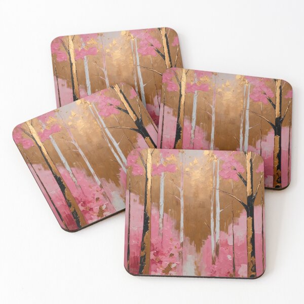 Item preview, Vibrant Pink Forest Scene designed and sold by paulrommer.