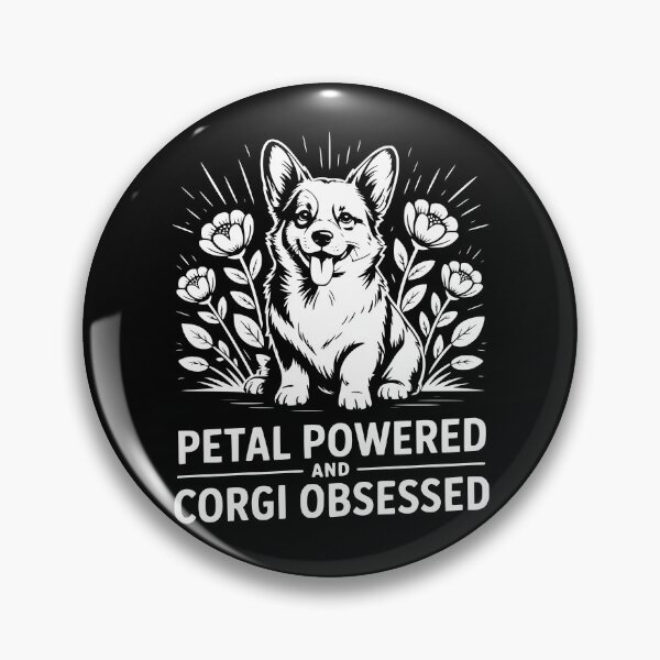 Item preview, Petal Powered and Corgi Obsessed designed and sold by theartfulaspie.
