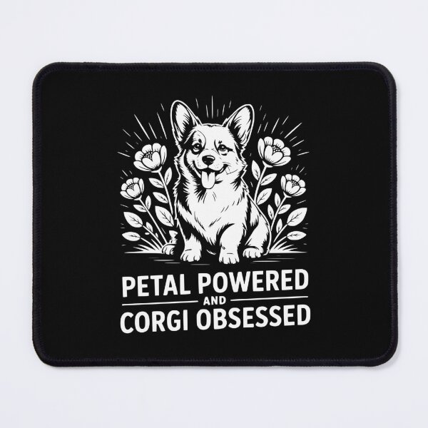 Item preview, Petal Powered and Corgi Obsessed designed and sold by theartfulaspie.