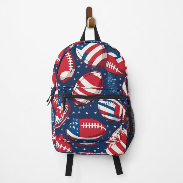 Item preview, American Football Stars and Stripes Seamless Pattern designed and sold by pinkal.