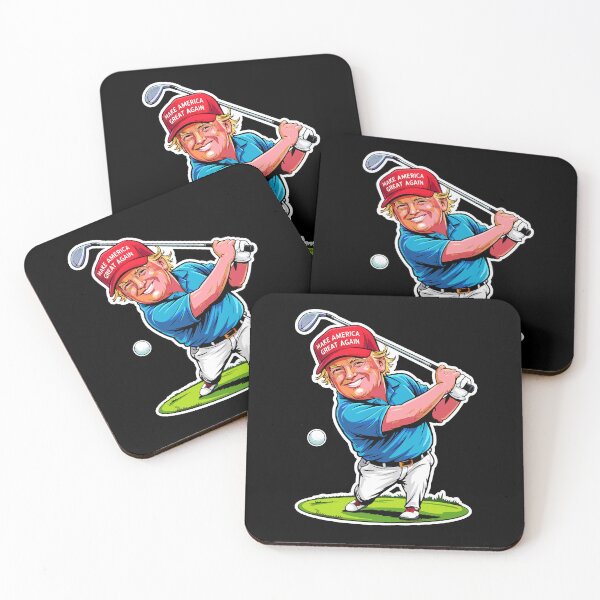 Item preview, Make America Great Again Trump Playing Golf designed and sold by plushism.