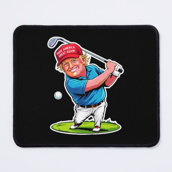 Item preview, Make America Great Again Trump Playing Golf designed and sold by plushism.