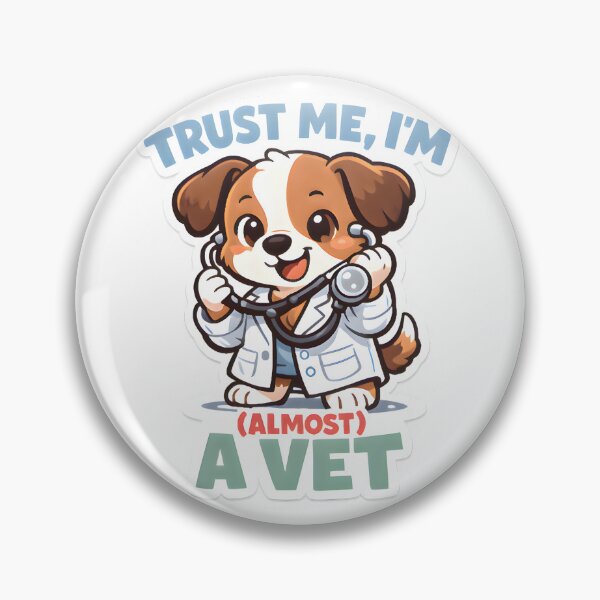 Item preview, Trust Me I’m (Almost) A Vet Cute Dog – Funny Veterinary Student Gift Idea designed and sold by Bettybee00.