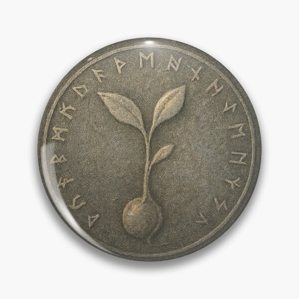 Item preview, A bronze Nordic Seed coin on transparent background designed and sold by Creative88Art.