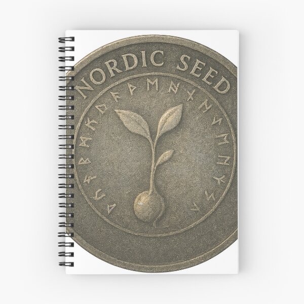 Item preview, A bronze Nordic Seed coin on transparent background designed and sold by Creative88Art.