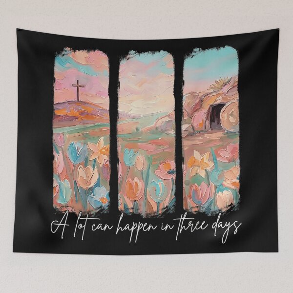 Item preview, A Lot Can Happen In Three Days Christian Easter Resurrection Faith Design designed and sold by StanaLuis.