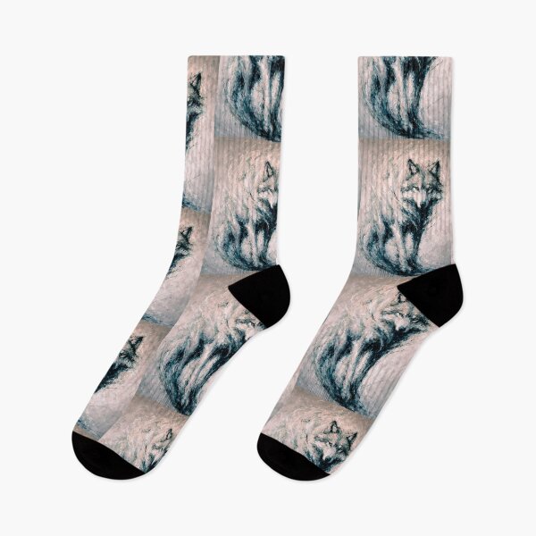 Item preview, Majestic wolf in abstract style designed and sold by paulrommer.