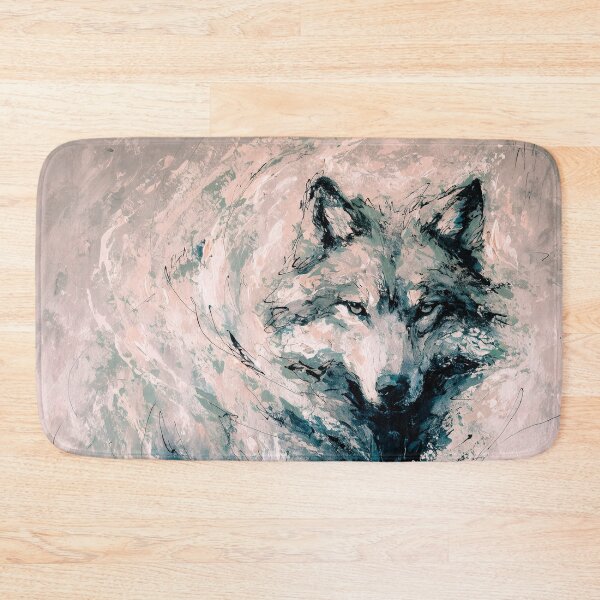 Item preview, Majestic wolf in abstract style designed and sold by paulrommer.