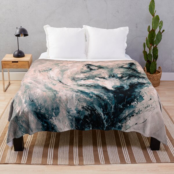 Item preview, Majestic wolf in abstract style designed and sold by paulrommer.