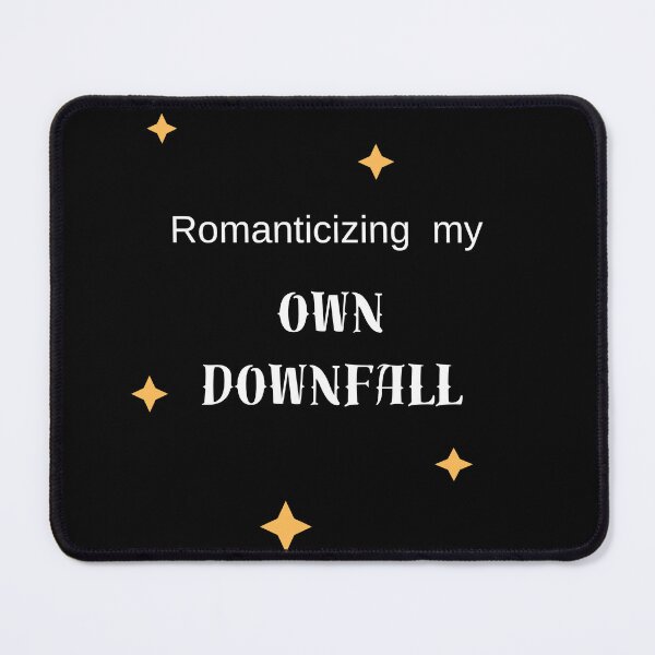 Item preview, Romanticizing My Own Downfall — Aesthetic Starry Quote designed and sold by HALYNA070824.