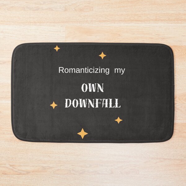 Item preview, Romanticizing My Own Downfall — Aesthetic Starry Quote designed and sold by HALYNA070824.