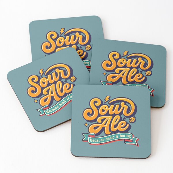 Item preview, Sour Ale Retro Script - Funny Craft Beer Lover Typography designed and sold by Cozy-Old-Pub.