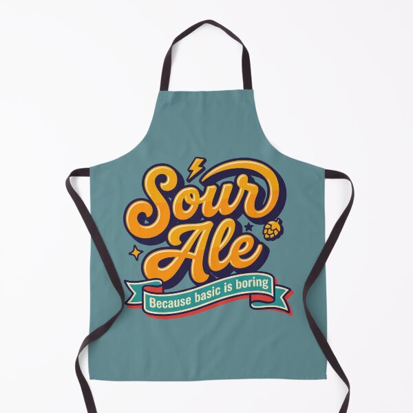 Item preview, Sour Ale Retro Script - Funny Craft Beer Lover Typography designed and sold by Cozy-Old-Pub.