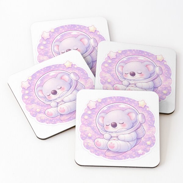 Item preview, Kawaii Sleepy Koala Astronaut – Cute Space Koala designed and sold by p-frosty-design.