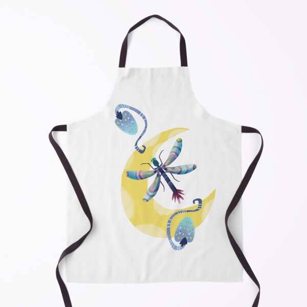 Item preview, Mystical Moon and Starlit Dragonfly Illustration designed and sold by FaliushART.