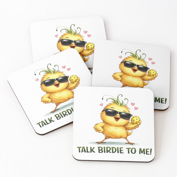 Item preview, Talk Birdie to Me - Pickleball designed and sold by The Sassy Print.