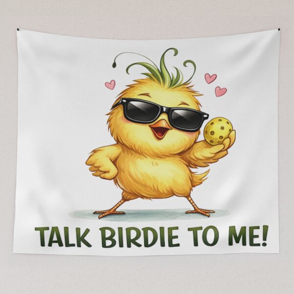 Item preview, Talk Birdie to Me - Pickleball designed and sold by The Sassy Print.
