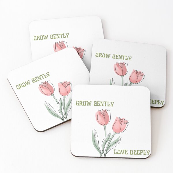 Item preview, Grow Gently Love Deeply Floral Design designed and sold by Sberry8888.