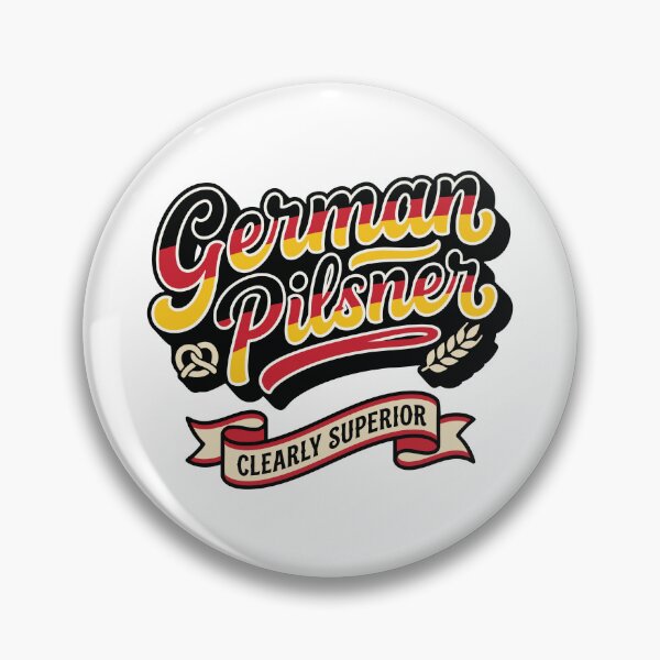 Item preview, German Pilsner - Clearly Superior Retro Beer Lover & Oktoberfest Gear designed and sold by Cozy-Old-Pub.