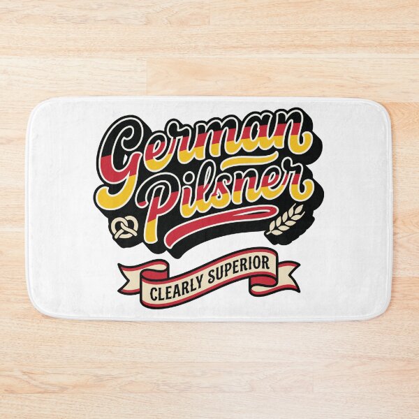 Item preview, German Pilsner - Clearly Superior Retro Beer Lover & Oktoberfest Gear designed and sold by Cozy-Old-Pub.