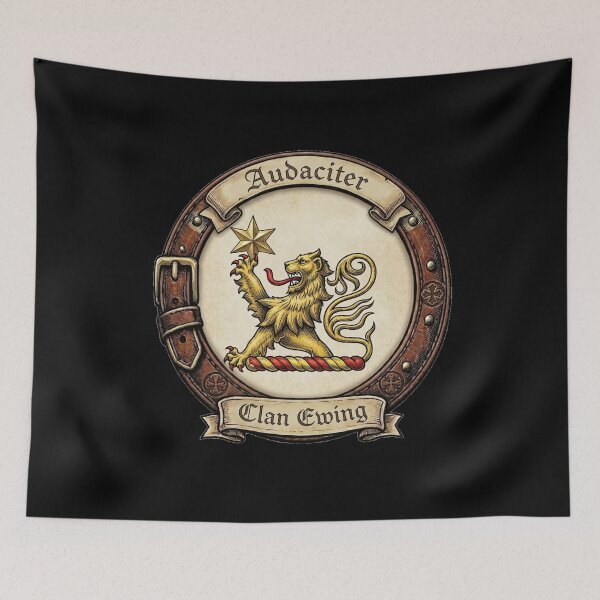 Item preview, Clan Ewing Crest designed and sold by BagTown Clans.