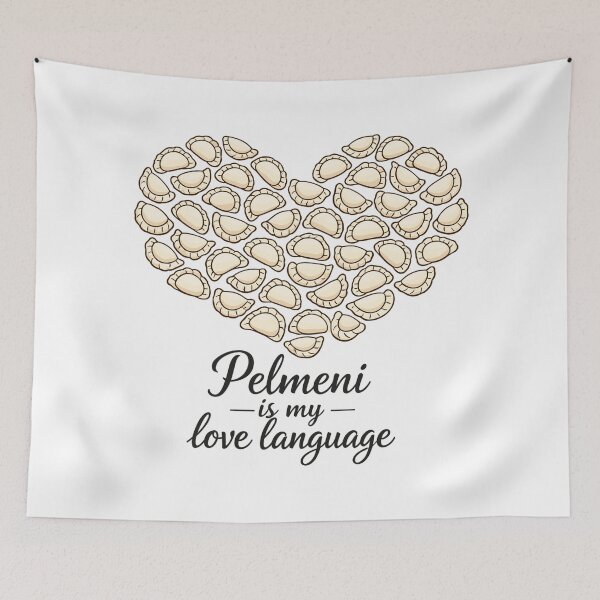 Item preview, Pelmeni heart – Pelmeni is my love language designed and sold by Pineapple-Tree.