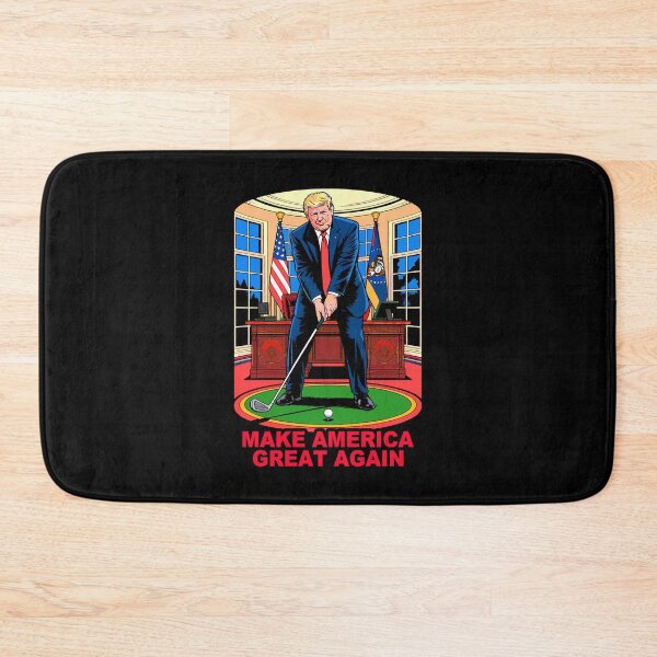 Item preview, Make America Great Again Trump Playing Golf Oval Office designed and sold by plushism.