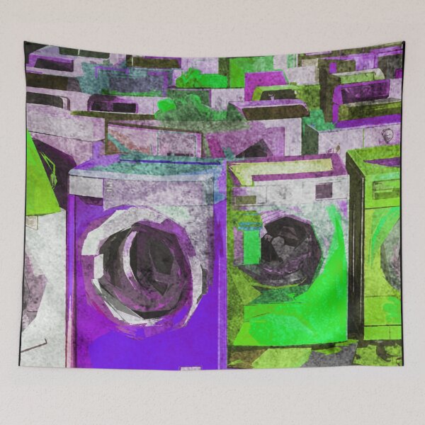 Item preview, Abstract washing machines designed and sold by kinpirks.
