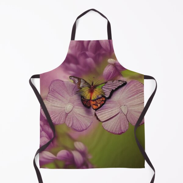 Item preview, Colorful Butterfly Beauty on soft lavender blooms in dreamy nature art style designed and sold by FotoworldEdel.