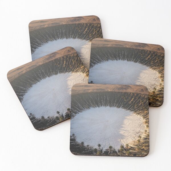 Item preview, Al Wahbah Crater, Hejaz Region — Saudi Arabia Travel Art designed and sold by GoldenVerseArt.