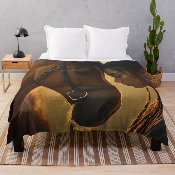 Item preview, Horse Spiritual Connection — Emotional Bohemian Art designed and sold by Schoenenwald - Illustrations Uniques et Originales.